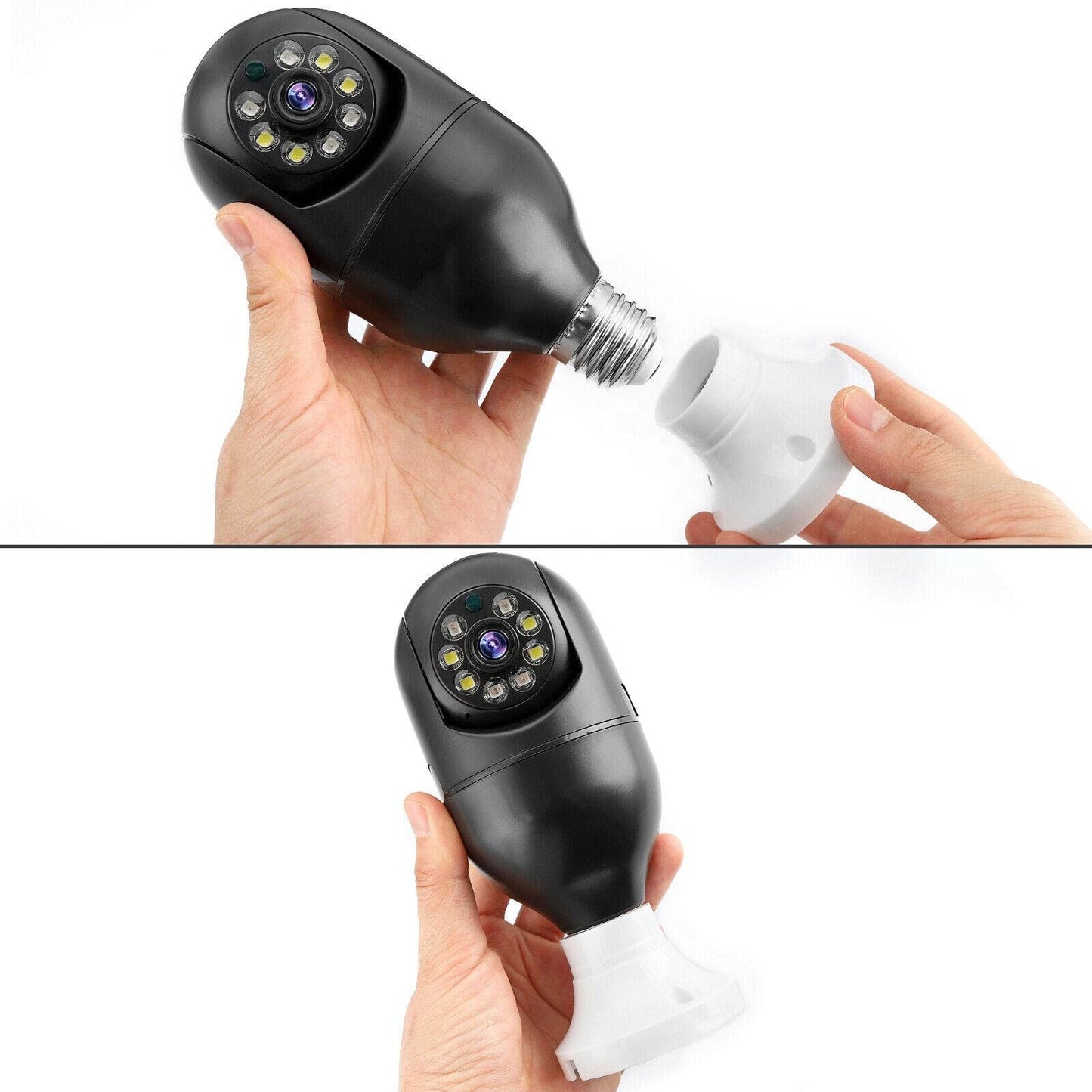 Smart Security Camera with E26/E27 Connector