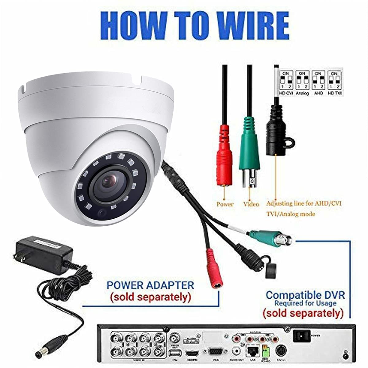 2MP Dome TVI AHD CCTV