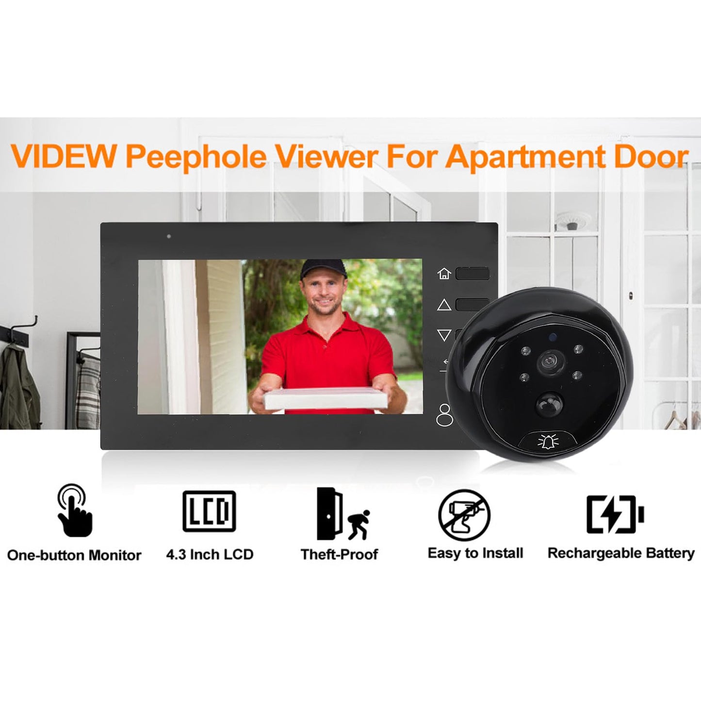 Smart Peephole Doorbell Cameras