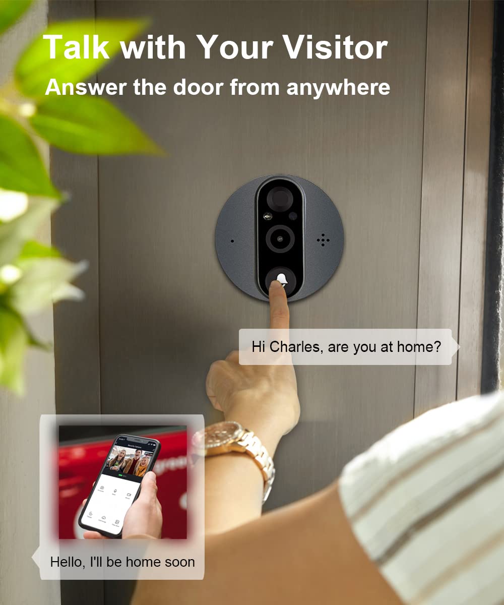 Smart Peephole Camera for Apartment Door
