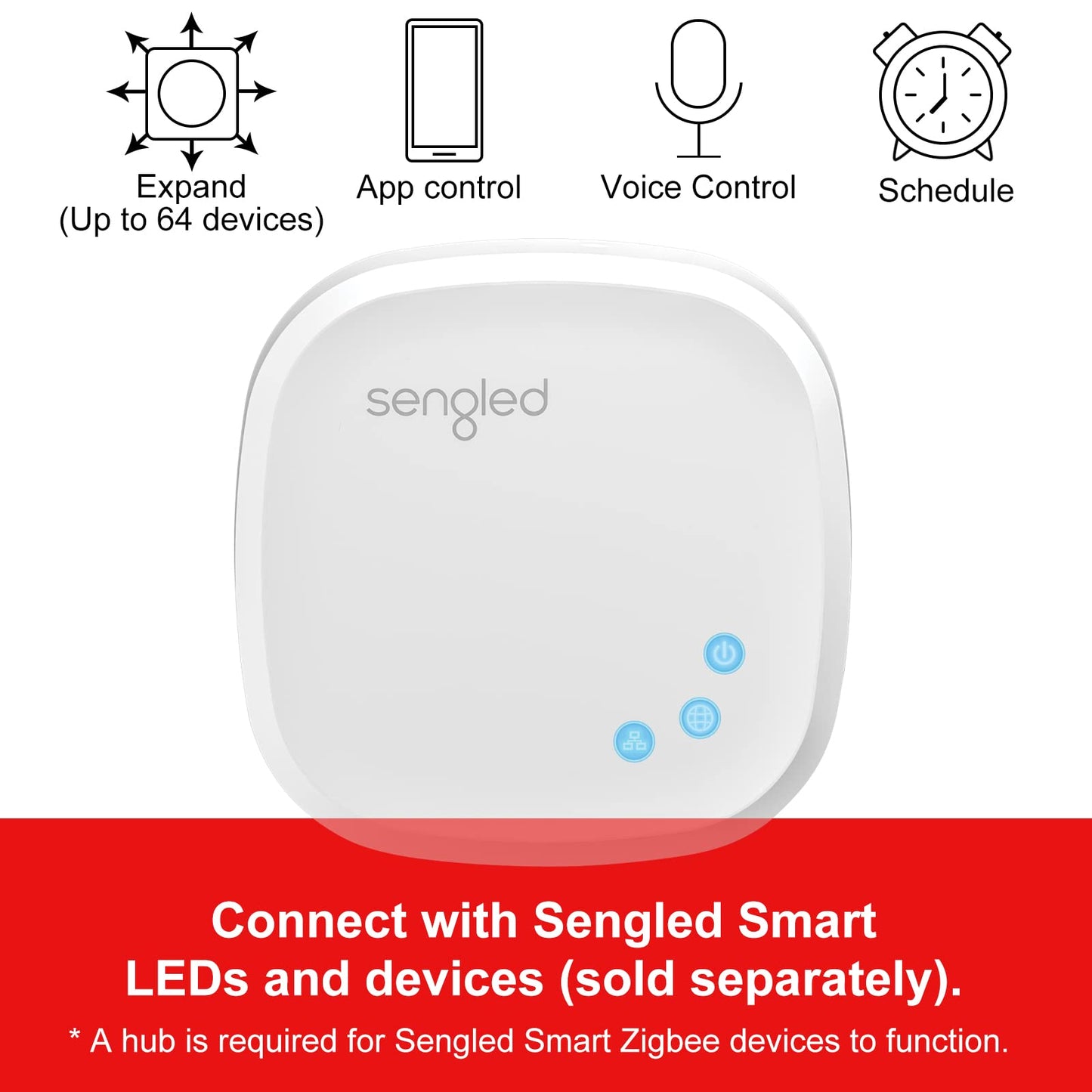 Compatible with Alexa and Google Assistant