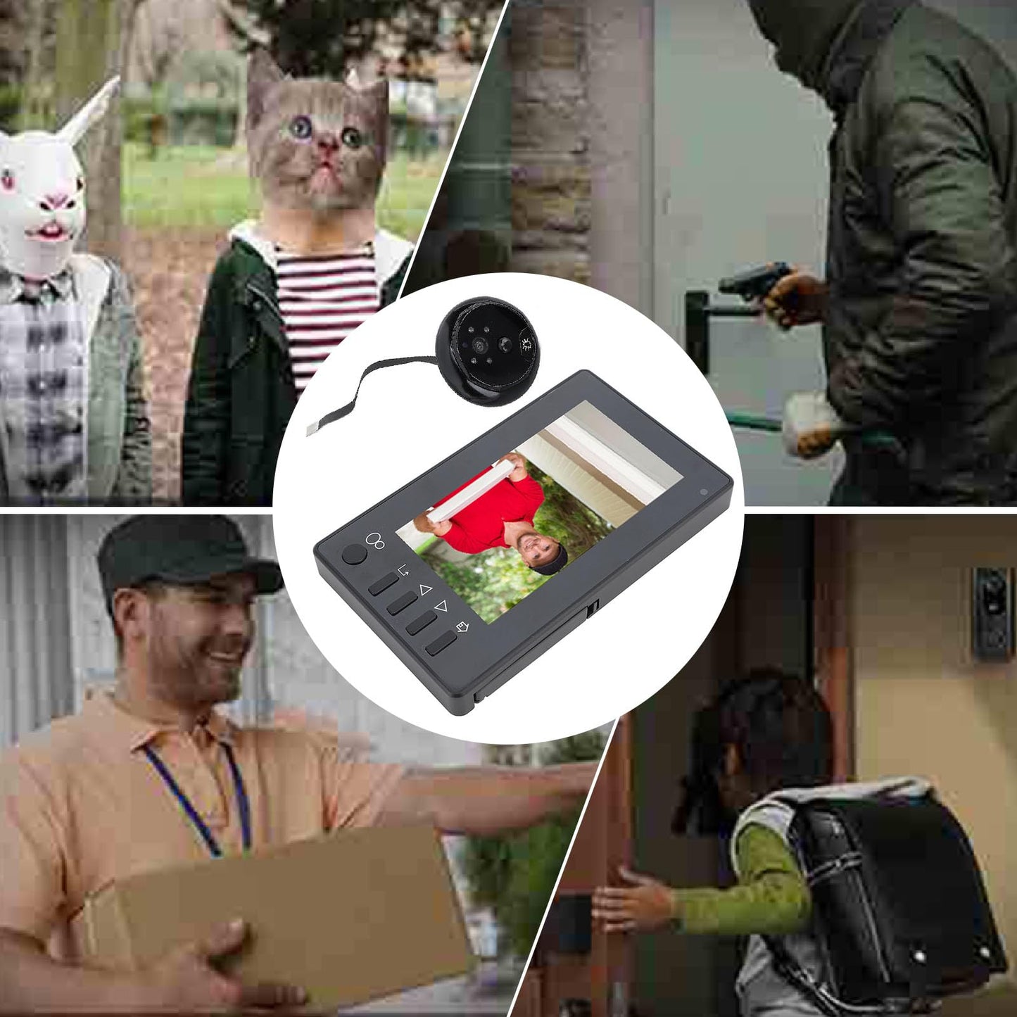 Smart Peephole Doorbell Cameras