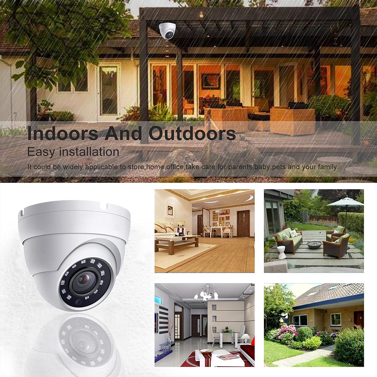 2MP Dome TVI AHD CCTV