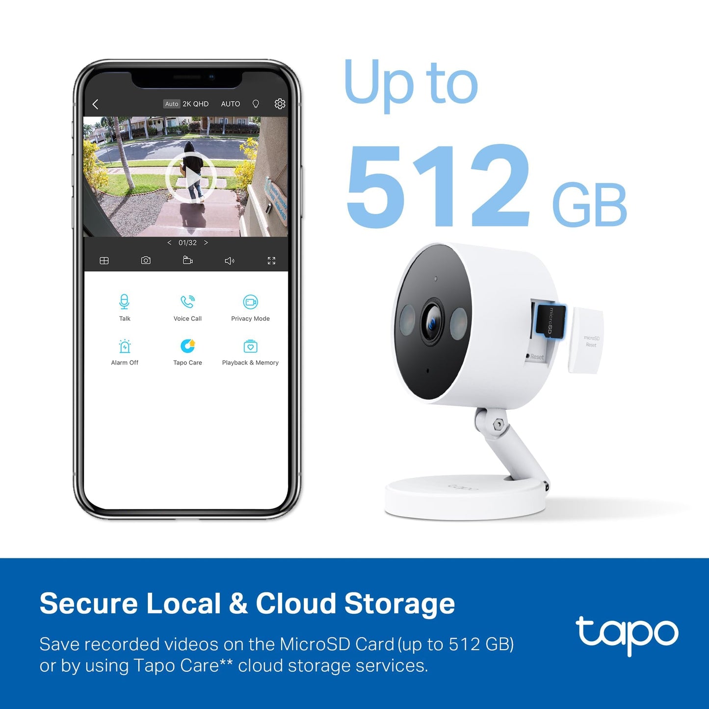2K QHD Security Camera