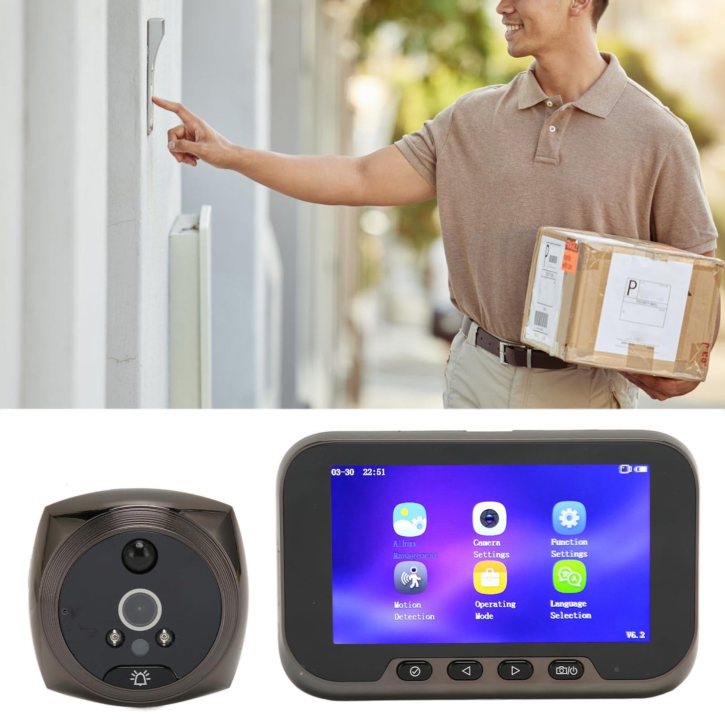 Digital Door Viewer Peephole
