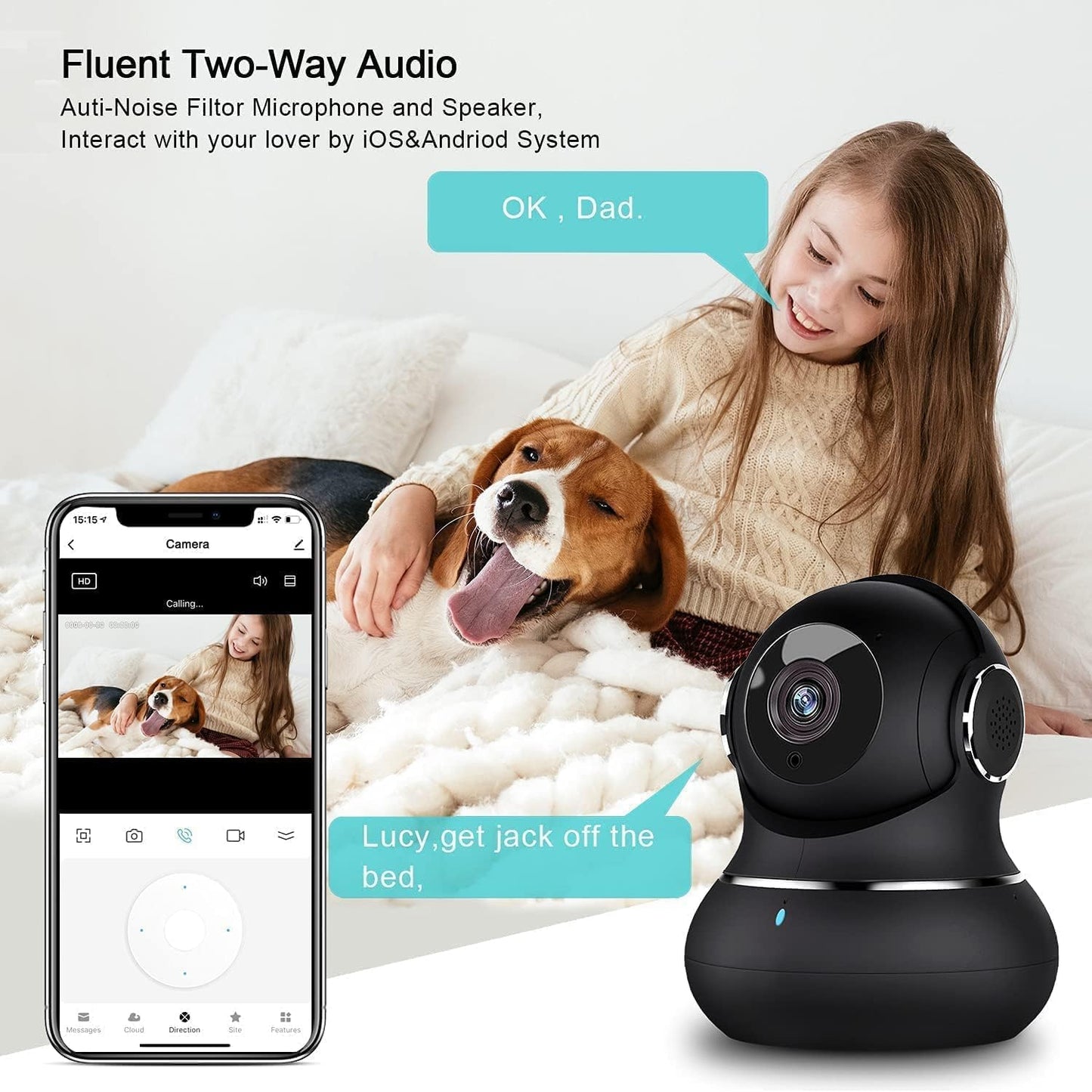 2K Indoor Security Camera