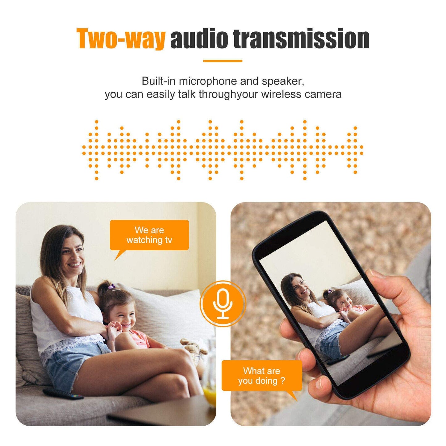 Smart Security Camera with E26/E27 Connector