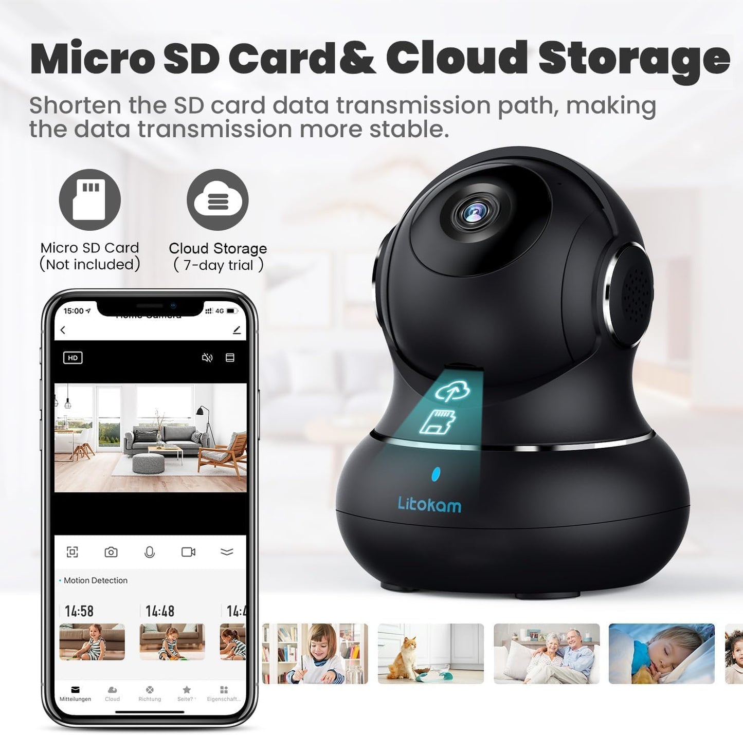 2K Indoor Security Camera