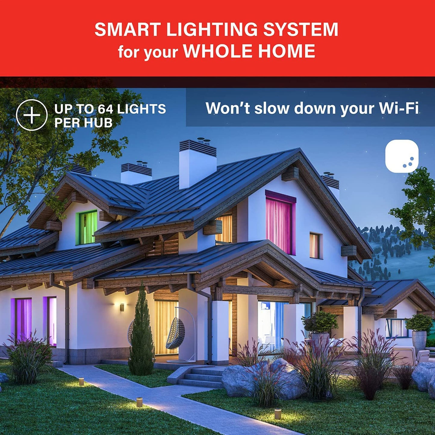 Compatible with Alexa and Google Assistant