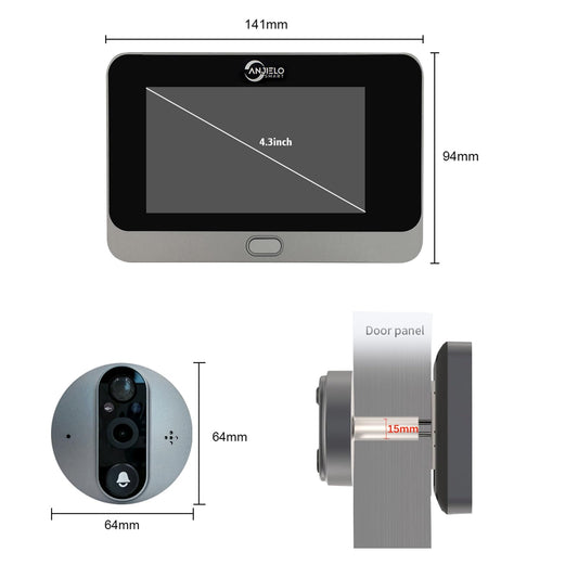 Smart Peephole Camera for Apartment Door