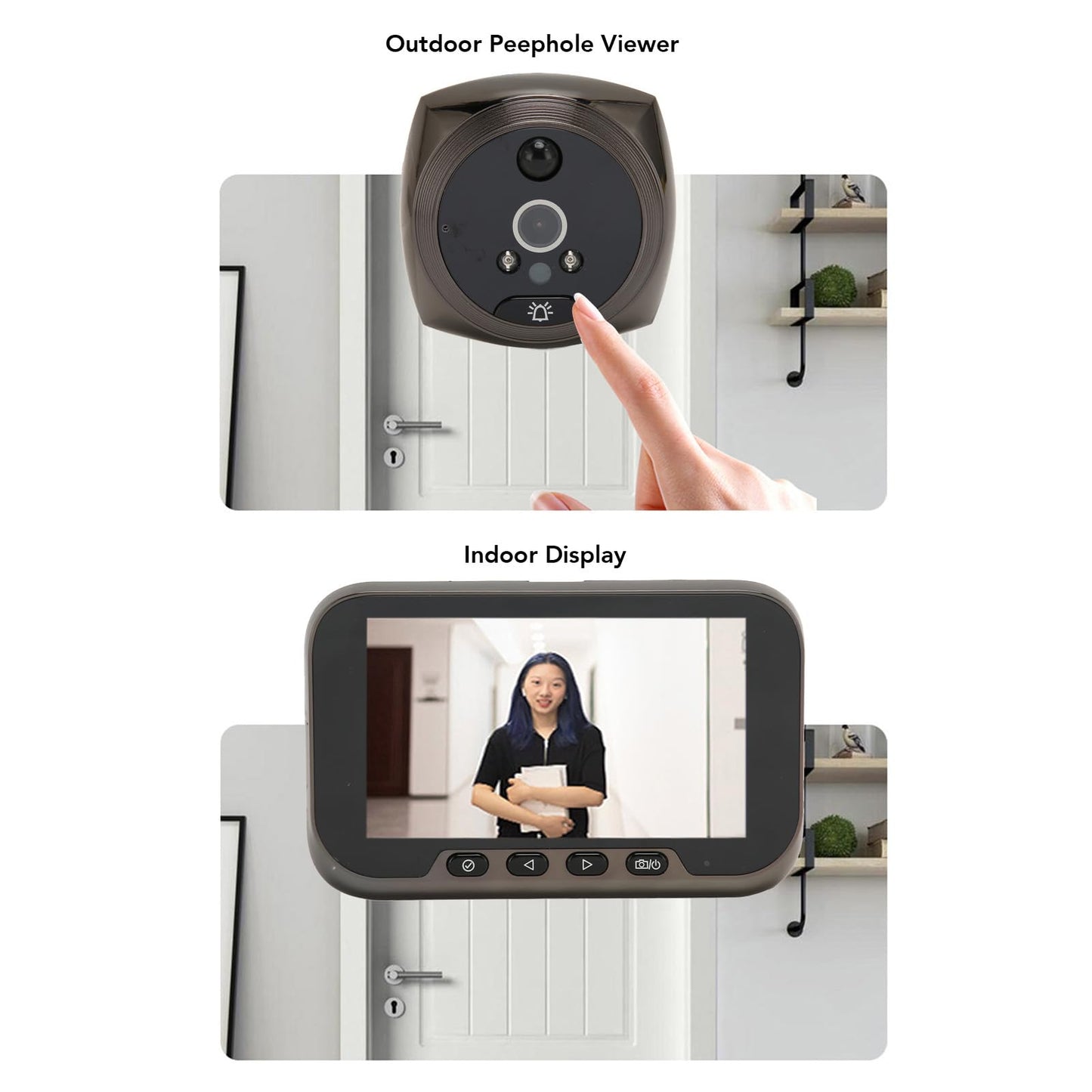 Digital Door Viewer Peephole
