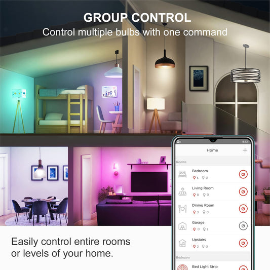 Compatible with Alexa and Google Assistant