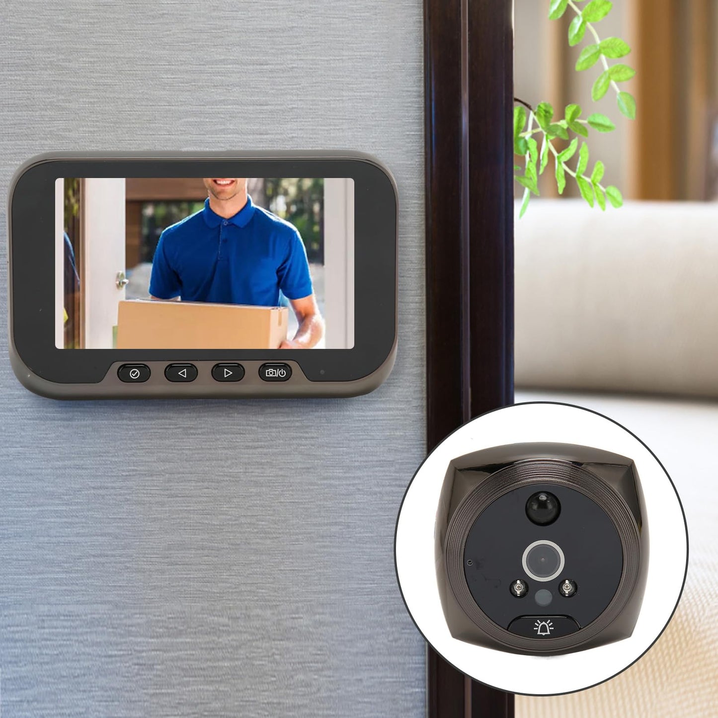 Digital Door Viewer Peephole
